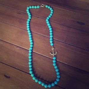 J. Crew Anchor Necklace